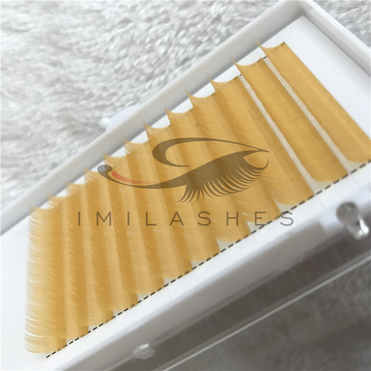 Wholesale 2019 New Colored Flat Individual Eyelashes Extensions in China